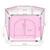 Parque de juegos infantil Rosa 115 x 65 cm - imagen 7