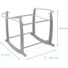 Patas Mecedora para Capazo o Moisés Clair de Lune – Madera con Freno