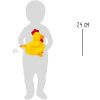 Peluche Gallina Frieda , 24 cm de altura