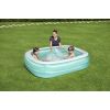 Piscina Hinchable Infantil azul Rectangular 201x150x51 cm , Bestway 54005 - imagen 49