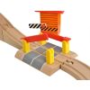 Pista de tren de madera con edificios y helipuerto , 69 piezas - imagen 43