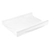 Funda elástica para cambiador de bebé de 70 x 50 cm en blanco, suave tejido toalla para mayor comodidad.