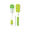 Set de cepillos para biberones y tetinas, limpieza completa y eficiente para la alimentación infantil.