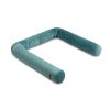 Protector en Rulo para Cuna – 200 cm – Tejido Aterciopelado y Relleno Antialérgico-Verde - imagen 2