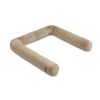 Protector en Rulo para Cuna – 200 cm – Tejido Aterciopelado y Relleno Antialérgico-Beige - imagen 2