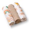 Muselinas Beige para Bebé, 3 unidades