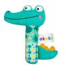 Sonajero con Chirriador de Peluche en Forma de Cocodrilo - Estimulación Sensorial y Diversión para Bebés - imagen 5