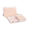 Conjunto para Cochecito de Bebé: Manta y Almohada en Muselina - Hadas Rosas - imagen 4