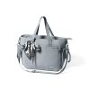 Bolso Maternal CARMEN Gris para Cochecito – Compacto, Elegante y Funcional - imagen 2