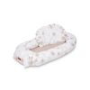 Nido para Bebé de Muselina Beige Dandelions 80x45 cm con Almohada – Seguro y Reversible