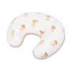 Cojín de Lactancia Muselina Rosa Ballerinas – Almohada Ergonómica Multifuncional para Bebé 0+
