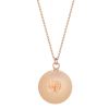 Llamador de Ángeles Flor de Lotus oro rosa - Proudmama - imagen 4
