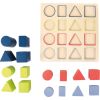 Puzzle de encaje Geométrico Edúcate