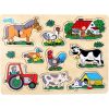Puzzle de madera para Niños Agricultor 