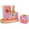 Puzzle para encajar cubos Animalitos