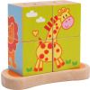 Puzzle para encajar cubos Animalitos