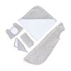 Paquete accesorios para el Baño y Sueño para Bebés , Clair de Lune color gris