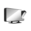 Reloj despertador Led con Proyector y espejo - Multifuncional y Compacto - imagen 6