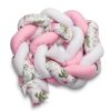 Protector Trenzado para Cuna FLores Rosas , 210 cm - imagen 4