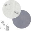 Saco Capazo Cruzado Reversible Twin Gris 40x80x5 cm – Algodón 100% y Convertible en Manta - imagen 7