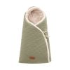 Saco Capazo Cruzado Soft Winter Kaki: Elegancia y Calidez para Tu Bebé - imagen 7