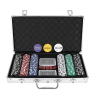 Set de Poker Malatec con 300 Fichas y Accesorios