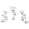 Servicio de Café de porcelana en cesta - imagen 25