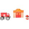 Set de construcción de madera Bomberos con Sonido