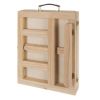 Set de Pintura en Maleta Con Caballete de Madera , 46 piezas