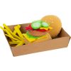 Set Hamburguesa en tela con patatas fritas