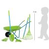 Gran set de jardín con carretilla