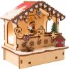 Set de lámparas, mercado de Navidad 