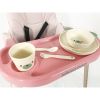 Set de Vajilla de Bamboo oso menta Kikkaboo