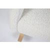 Silla Mecedora para Niños , Osito , color blanco y natural