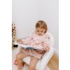 Silla Mecedora para Niños , Osito , color blanco y natural