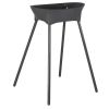 Soporte para bañeras Luma en gris oscuro, perfecto para el baño seguro de bebés