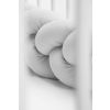 Protector de cuna Trenzado de 210 cm color gris
