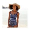tankini premama a rayas nautico