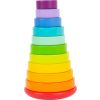 Juego de Torre de apilar y encajar Arcoíris - imagen 7