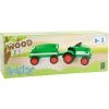 Tractor de madera Verde - Woodfriends