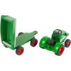 Tractor de madera Verde - Woodfriends