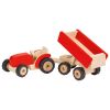 Tractor rojo con remolque , Goki - imagen 13