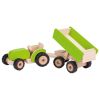 Tractor verde con remolque , Goki - imagen 13