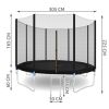 Cama elástica Trampolín para Jardín con Red exterior y 4 patas , 305 cm - imagen 43