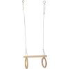 Trapecio con anillos de gimnasia de madera - imagen 7