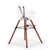 Trona Evolutiva Evolu Transparente y Nogal  de Childhome 