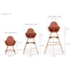 Trona Evolutiva Evolu Color Terracota - Natural de Childhome 
