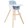 Trona de madera Woody azul Kikkaboo