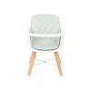 Trona de madera Woody menta Kikkaboo