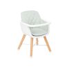Trona de madera Woody menta Kikkaboo